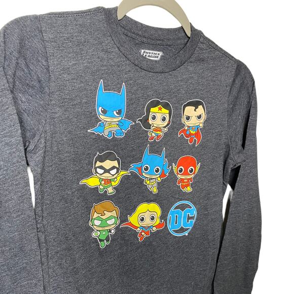 Justice League Kids Long Sleeve Shirt Size Medium - Picture 4 of 5